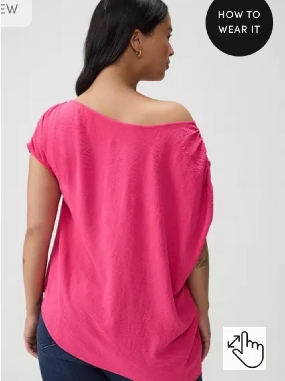 NWT Torrid Off the Shoulder Top - Picture 2 of 5